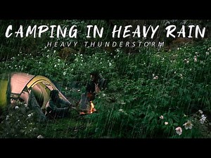 2 Days deep Forest Camping in Heavy Rain and Thunderstorm | Overnight Rain Camping in INDIA