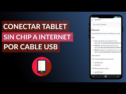 Cómo Conectar mi Tablet sin Chip a Internet por Cable USB Fácilmente