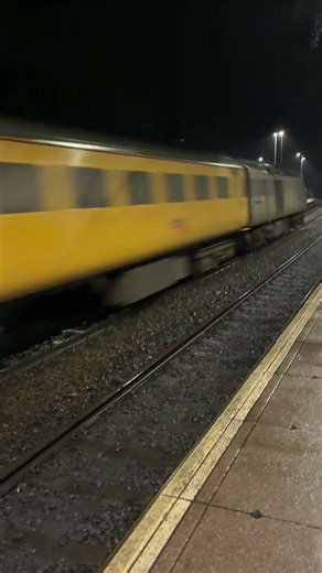 Class 43 test train passing Todmorden #train