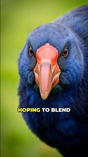 Takahe: The Extinct Bird That Came Back From the Dead! 🦅🌿 #facts #animals