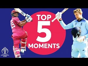 Root? Woakes? | England vs West Indies Top 5 Moments | ICC Cricket World Cup 2019