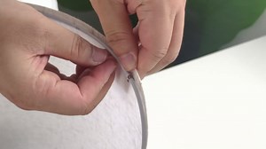 2 Pcs Drum Lamp Shades, 9" x 9" x 8.3" Linen Lamp Shade Replacement for Table Bedside Wall Floor Lamps with Handcrafted Spider & E26 - E12 Fitter, Beige