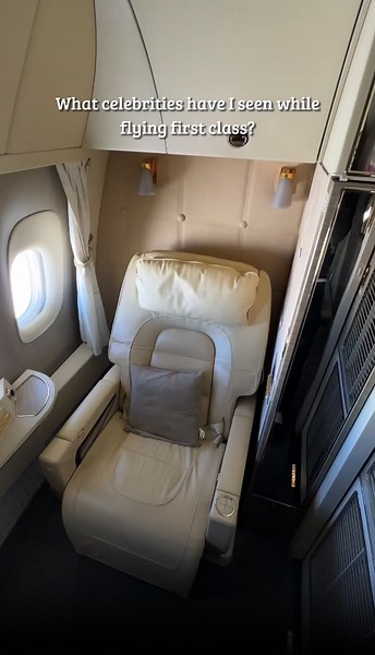 Celebrities I've Seen On My Flights🤩 #firstclass