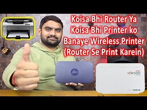 How to Make Normal USB Support Printer To Connect Router For Wireless Prints From Routers To Laptops