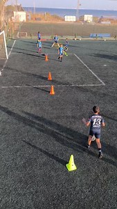 U10 passing receiving oriented ball control coordination and agility drill 😍⚽🏆#futbol #futebol #practice #sepakbola #drill | Coach Faouzi Haddar
