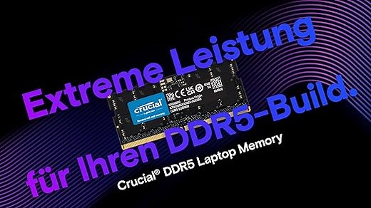 Crucial DDR5 RAM 64GB 5600MHz SODIMM, Arbeitsspeicher für Laptop/Notebook, Mini PC (auch 5200MHz / 4800MHz) CL46 - CT64G56C46S5