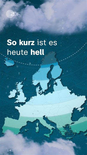 News von ZDFheute on Instagram: "In Deutschland, Europa und auf der gesamten Nordhalbkugel ist am 21. Dezember der kürzeste Tag des Jahres, die sogenannte Wintersonnenwende. Dieser Tag markiert gleichzeitig den astronomischen Winteranfang. Danach werden die Tage allmählich wieder länger. Wie kurz der kürzeste Tag des Jahres tatsächlich ist, hängt vom Standort ab: In Hamburg beispielsweise hat man fast eine Stunde weniger Tageslicht als in München. Denn je näher man dem nördlichen Polarkreis komm
