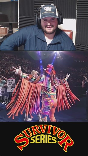 Macho Man and Mr.perfect making their entrance Survivor Series 1992 #wwe #wwf #survivorseries #mrperfect #machoman @Chase J