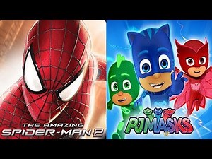 Spiderman Unlimited vs PJ Masks Moonlight Heroes