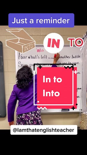 Differentiating 'In to' and 'Into' | Grammar Lesson