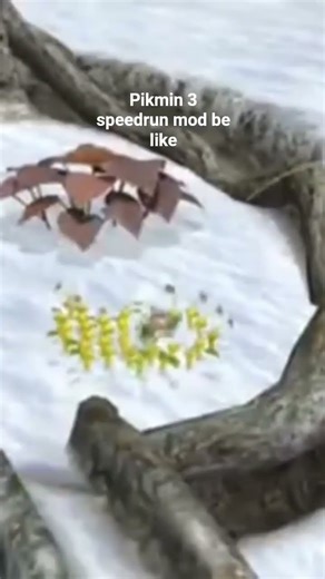 pikmin 3 speedrun mod be like #pikmin#nintendo#meme#shorts