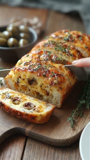 Cheese and Olive Quick Bread: A Savory Delight You Can Make Fast📝