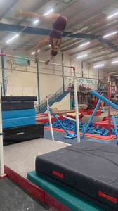 Gymnast Performs Impressive Routine on Uneven Bars