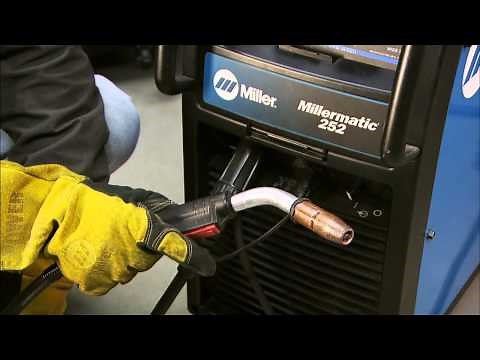 Millermatic® 252 MIG welder run-in