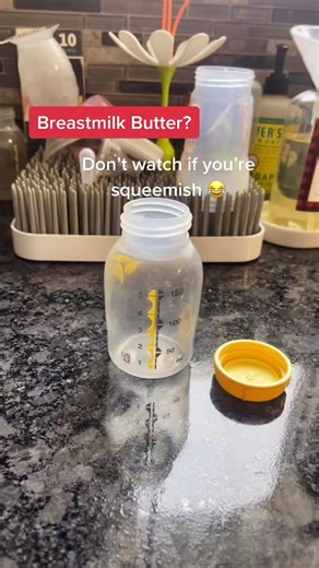 Making Breastmilk Butter Experiment