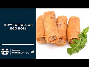 How to Roll an Egg Roll