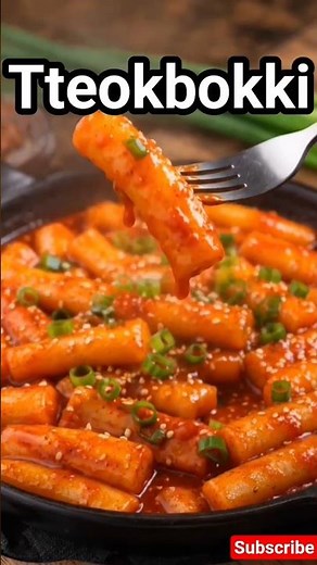 Tteokbokki Recipe 😍 Korean Spicy Rice Cakes | Easy Street Food at Home
