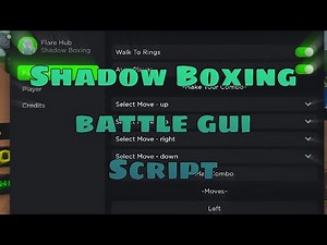 Shadow Boxing Battle GUI Script | Hydrogen - Fluxus - Delta - Arceus x Executor