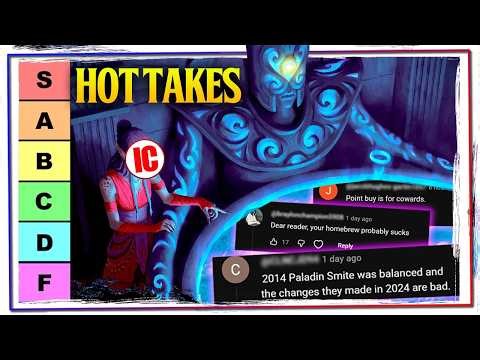 Ranking Your HOTTEST D&D Takes (Again!)