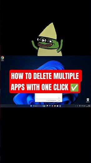 How to Delete Multiple Apps in one click! #shorts #techtips #tech #technology #windows11 #windows