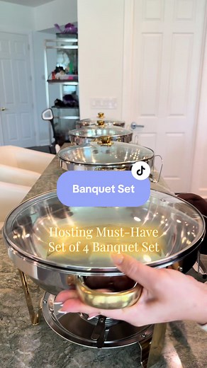 Upgrade Your Hosting with a 4-Piece Banquet Set