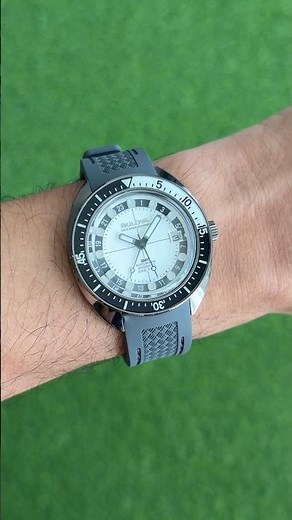 Bulova Oceanographer Devil Diver GMT Gray Tone Men's Watch 98B407