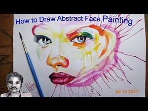 How to Drawing Face | Abstract Face Painting