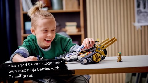 LEGO NINJAGO Legacy Ultra Sonic Raider 71739 Ninja Toy Building Kit with a Buildable Plane and Motorcycle Toy, Featuring 7 Collectible Minifigures