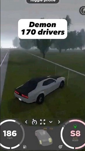 Challenger hellcat vs charger hellcat vs demon 170 drivers (Greenville Roblox meme)