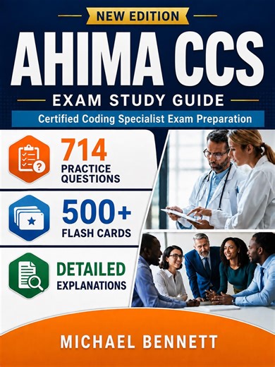 AHIMA CCS Exam Study Guide 2026–2027 | 714practice Questions | Coding Specialist Review PDF - Etsy Ireland