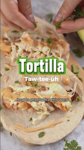 How to pronounce Tortilla #pronounciation #english #tortilla