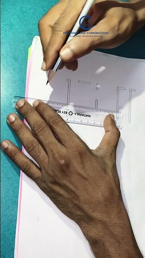 Ep-03 How To Draw A Floor Plan(Step-By-Step Tutorial)#short #architecture