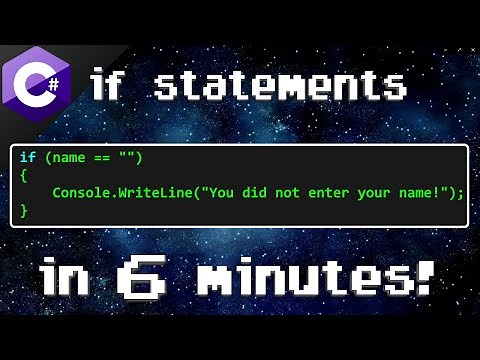 C# if statements 🤔
