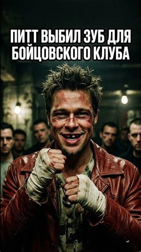 Брэд Питт выбил зуб ради роли / Brad Pitt chipped his tooth