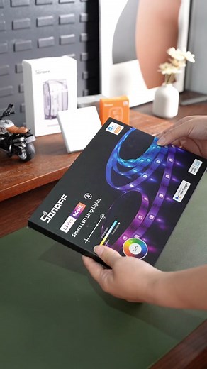 SONOFF L3 Pro RGBIC Smart LED Strip Lights #colorfullife #sonoff #sonofft520 #smarthom #RGB #diy #smart