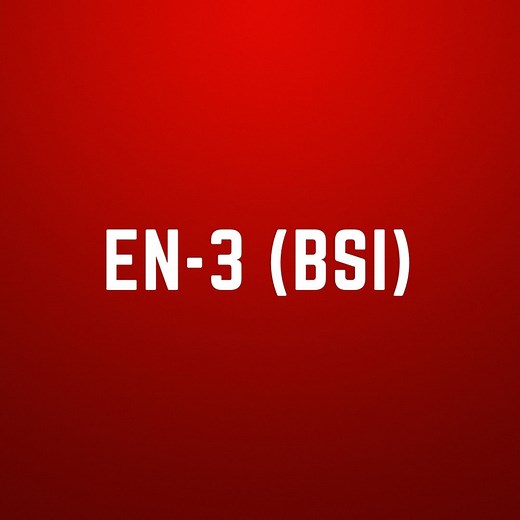 EN-3 (BSI) British Standards Institution - Cannon Fire
