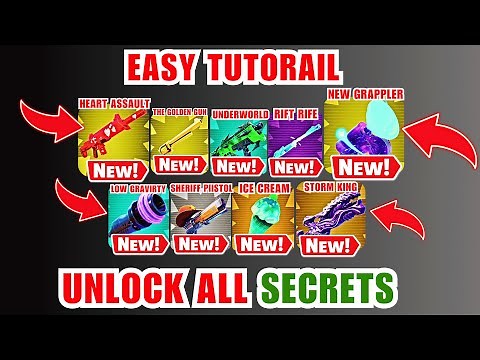 1V1 WITH EVERY GUN | FIND ALL SECRETS CODE LOCATIONS PART 3 6155-1398-4059 Fortnite part1