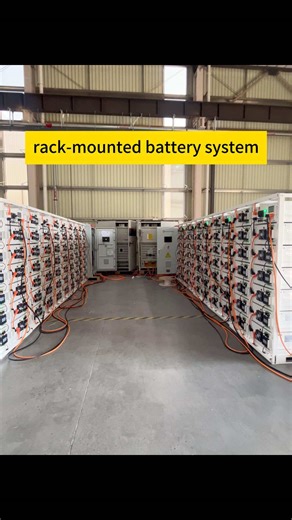 High-Voltage Rack-Mounted Battery System for Energy Storage