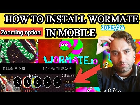 Wormate io How to install in mobile Add Extension WORMATE Zoom option in mobile
