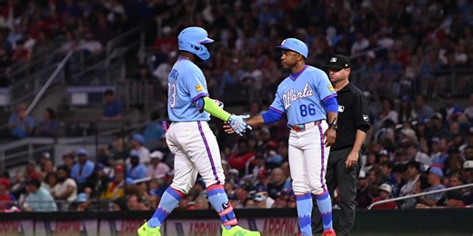 Harris stays hot in Braves' loss despite nagging quad injury