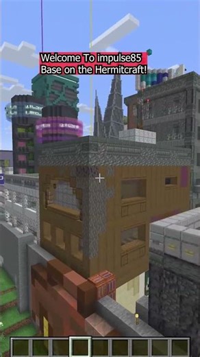 Did You Know That impulse Has Built A Huge City on the Hermitcraft Server!