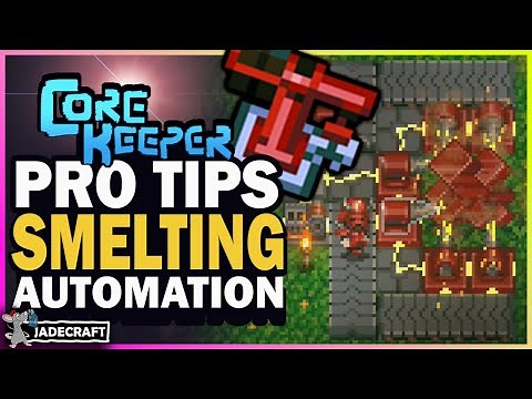CORE KEEPER AUTOMATIC SMELTING - DONT Use To Many Drills! Vein And Ore Mining Tips