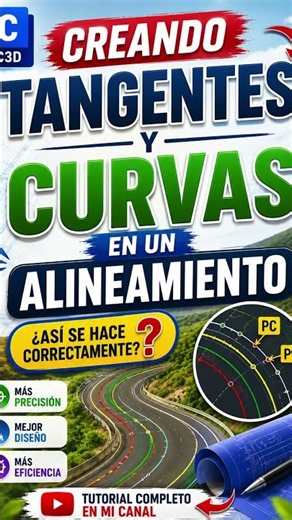 Creating tangents and curves in Civil 3D alignments