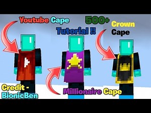 Custom Capes | Mcpe | 500+ | Credit - BionicBen