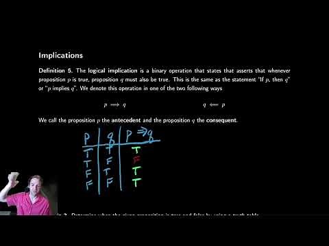 Propositional Logic 4 - Implication