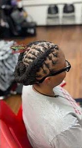Like for a fishtail braid tutorial #locs #dreads #locstyles #fishtailbraid #barrelroll