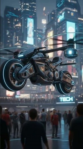 Futuristic Flying Motorcycle – First Real Test Flight at Tech Expo 2026 | Next-Gen Drone Bike