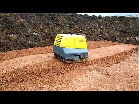 C&O Construction demo of Wacker Neuson DPU130R Vibratory Plate