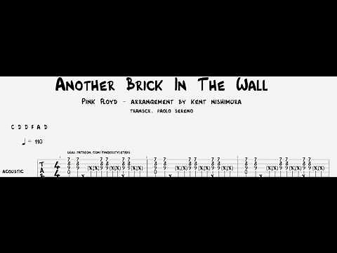 Another Brick in the Wall - Kent Nishimura fingerstyle tab arrangement