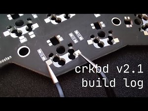 Crkbd v2.1 Keyboard Build log